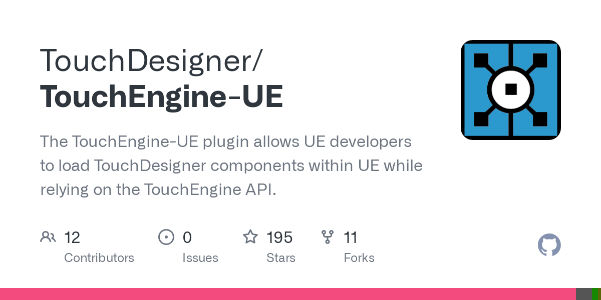 The TouchEngine For UE Plugin